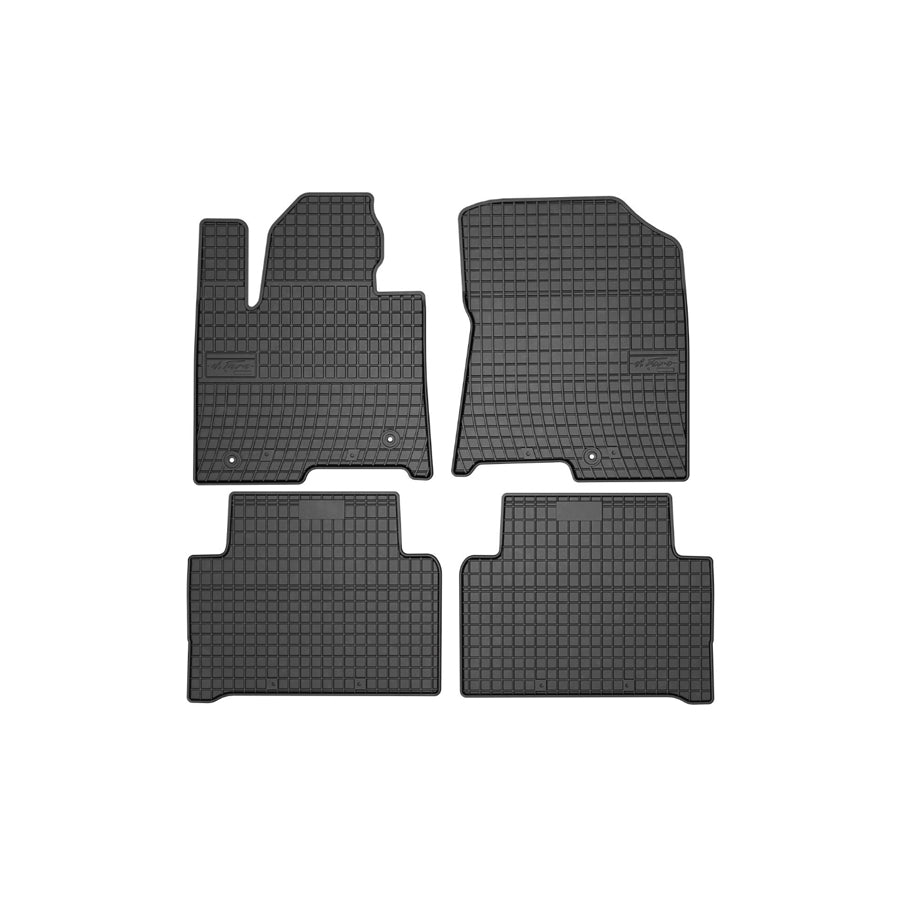FROGUM Tailored, Basic 411340 Floor mat set for KIA Sorento IV (MQ4) Elastomer, Front and Rear, Quantity: 4, Black, (LHD)