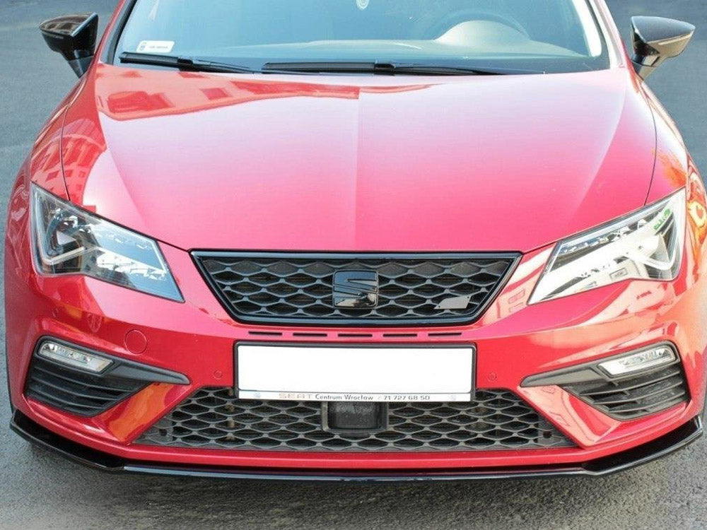 Maxton Design Seat Leon MK 3.5 Cupra/fr (2017-2019) Front Splitter V.2