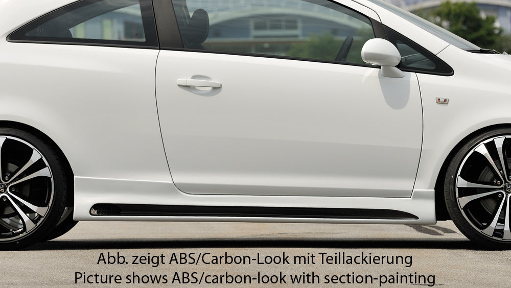 Rieger 00058945 Opel Corsa D Right Side Skirt