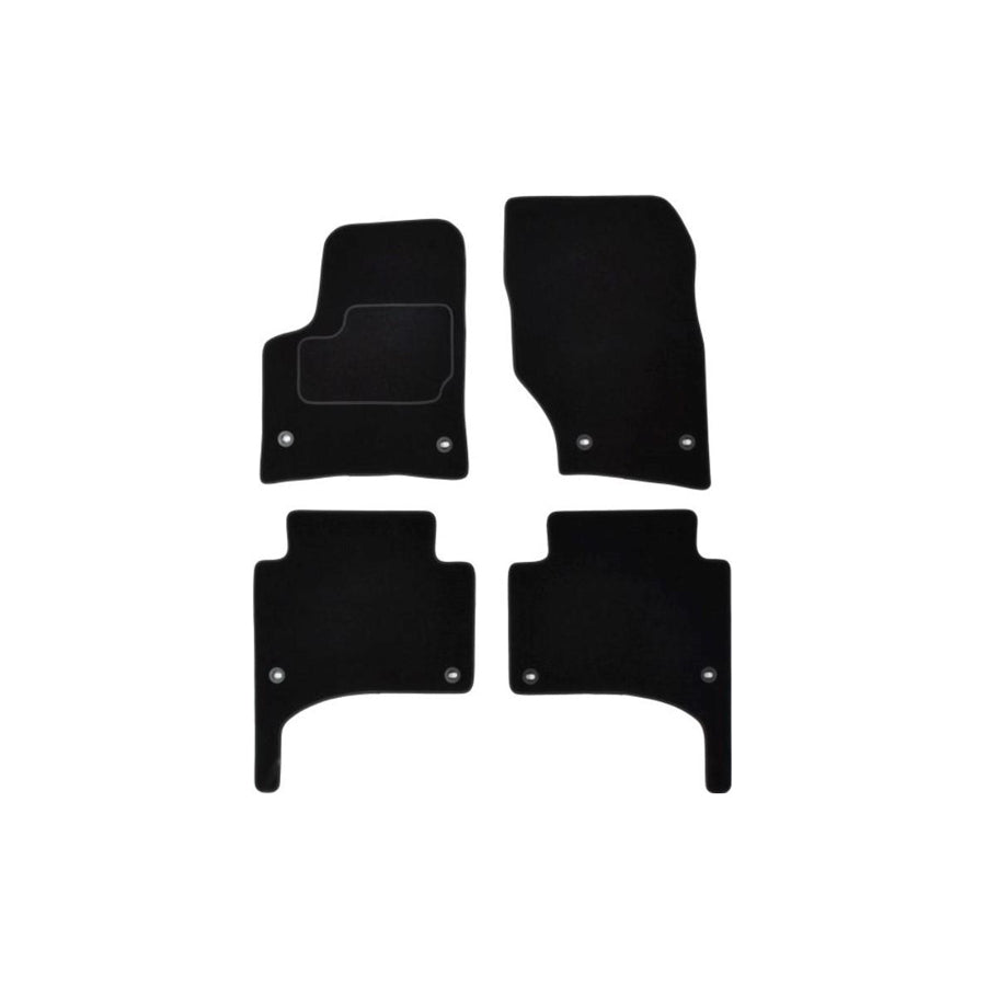 MAMMOOTH A041 POR75 PRM 01 Floor mat set for PORSCHE Cayenne (9PA) Textile, Front and Rear, Quantity: 4, Black