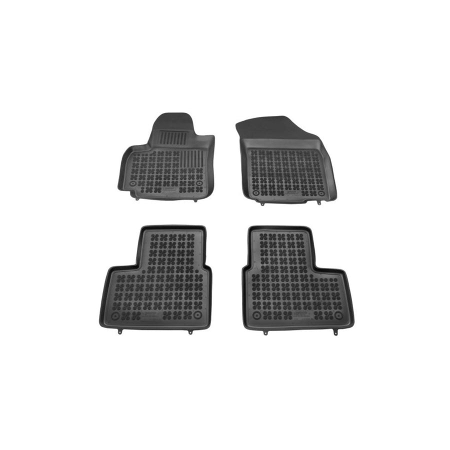 REZAW PLAST 202206 Floor mat set for SUZUKI SX4 I Hatchback (EY, GY) Elastomer, Front and Rear, Black