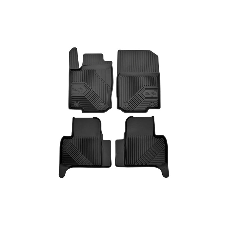 FROGUM Tailored 77407978 Floor mat set suitable for MERCEDES-BENZ ML-Class (W166) Elastomer, Front and Rear, Quantity: 4, Black, (LHD)
