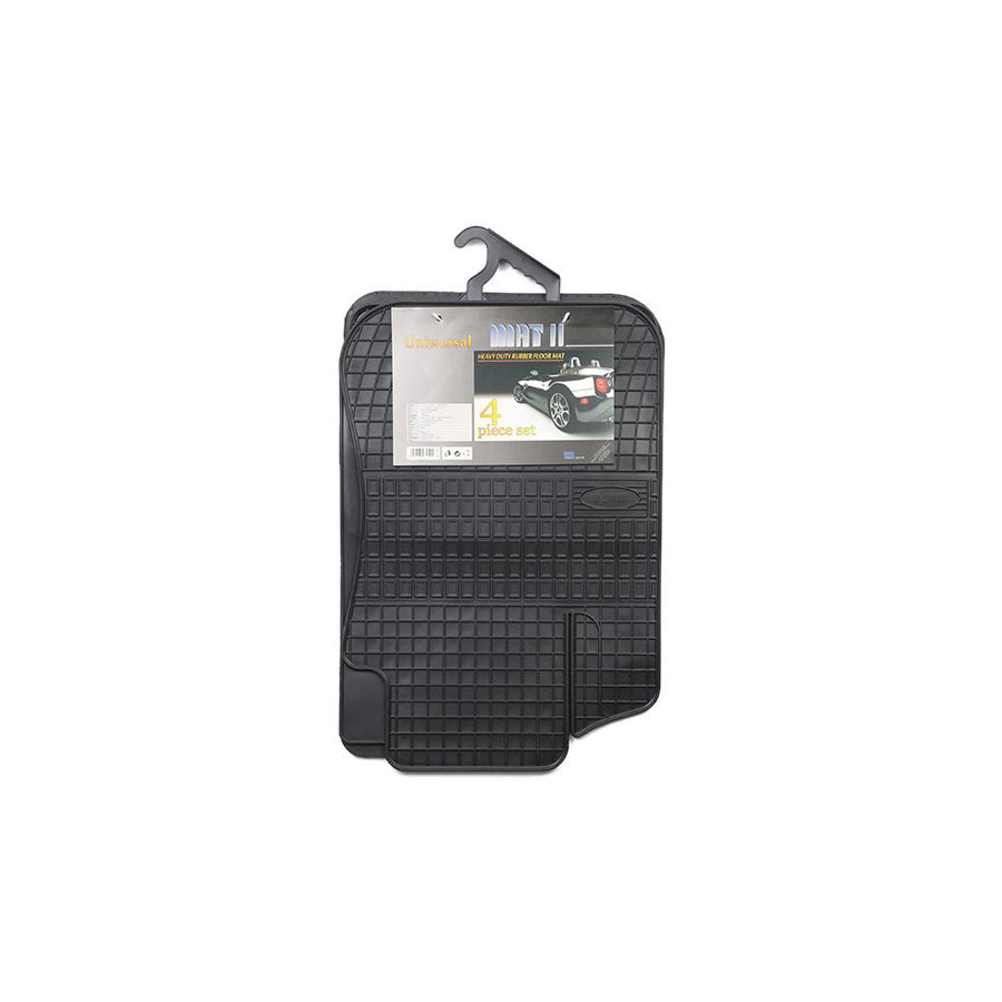 FROGUM Universal fit 0014 Floor mat set Elastomer, Front and Rear, Quantity: 4, Black
