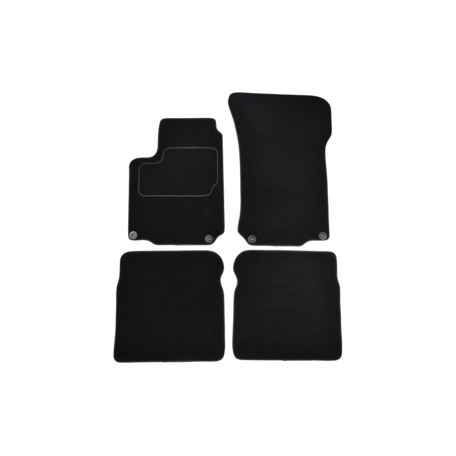 MAMMOOTH A041 SET110 PRM 01 Floor mat set for SEAT Leon I Hatchback (1M1) Textile, Front and Rear, Quantity: 4, Black