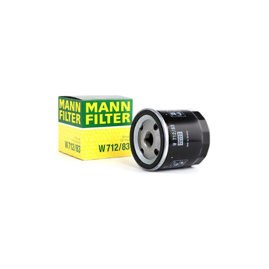 MANN-FILTER W 712/83 Oil Filter Spin-on Filter, with one anti-return valve
