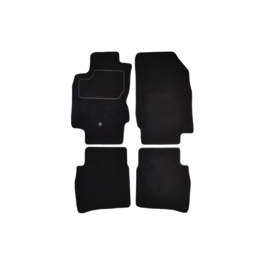 MAMMOOTH A041 NIS110 PRM 01 Floor mat set for NISSAN Note I (E11, NE11) Textile, Front and Rear, Quantity: 4, Black