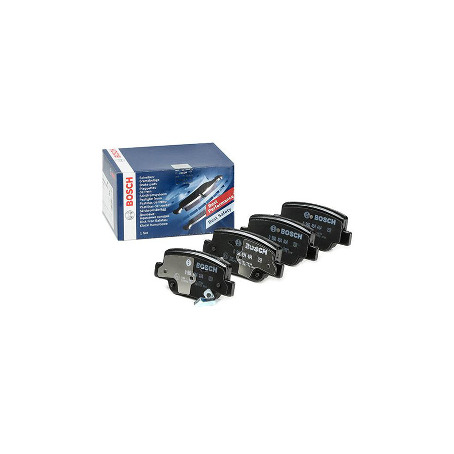 Bosch 0986494404 Brake Pad Set For Toyota Verso Ar20 With Acoustic Wear Warning With Anti Squeak Plate With Mounting Manual BP1328