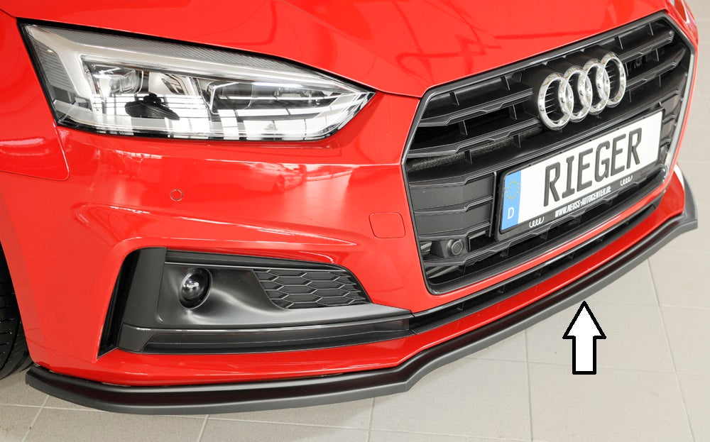 Rieger 00055485 Audi B9 F5 Front Splitter (A5 & S5)