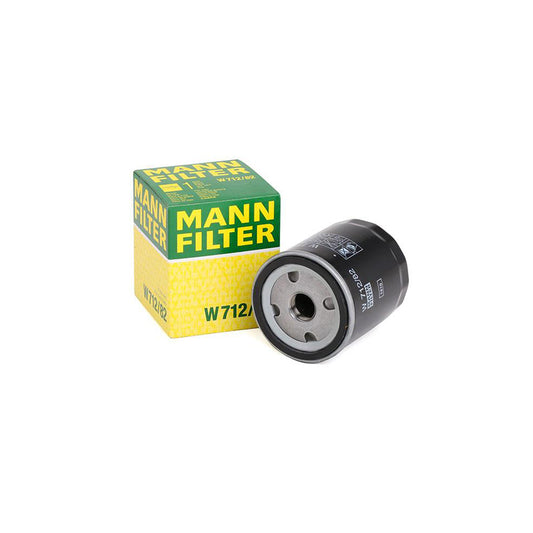 MANN-FILTER W 712/82 Oil Filter Spin-on Filter, with one anti-return valve