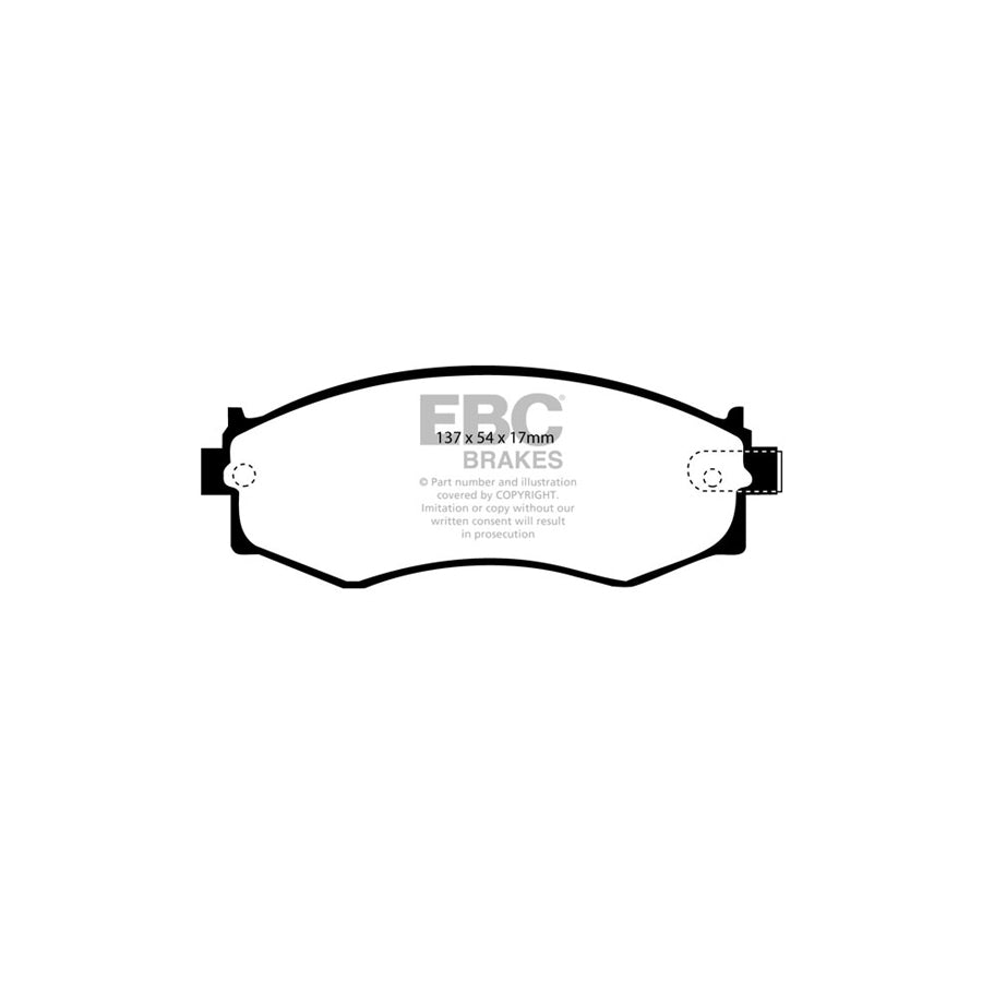 EBC DP792 Hyundai Nissan Ultimax Front Brake Pads - Sumitomo/Girling/TRW Caliper 2 | Duco Car Parts UK Car Parts
