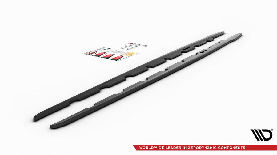 Maxton Design BM-1-40-MPACK-SD2T Side Skirts Diffusers V.2 BMW Series 1 F40 M-Pack / M135i | Duco Car Parts UK Car Parts
