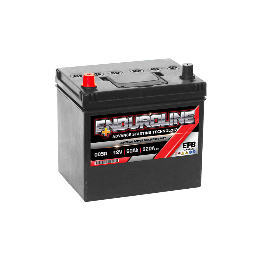 Enduroline 005R EFB Start Stop Car Battery 60Ah
