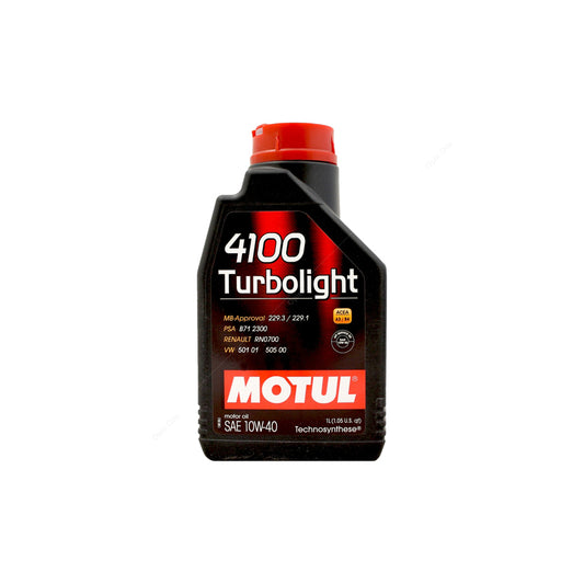 Motul 4100 Turbolight 10w-40 Technosynthese Synthetic Car Engine Oil 1l