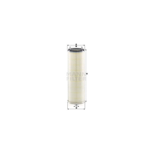 MANN-FILTER H 1053/2 n Oil Filter with seal, Filter Insert