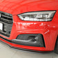 Rieger 00055485 Audi B9 F5 Front Splitter (A5 & S5) -  Matte Black