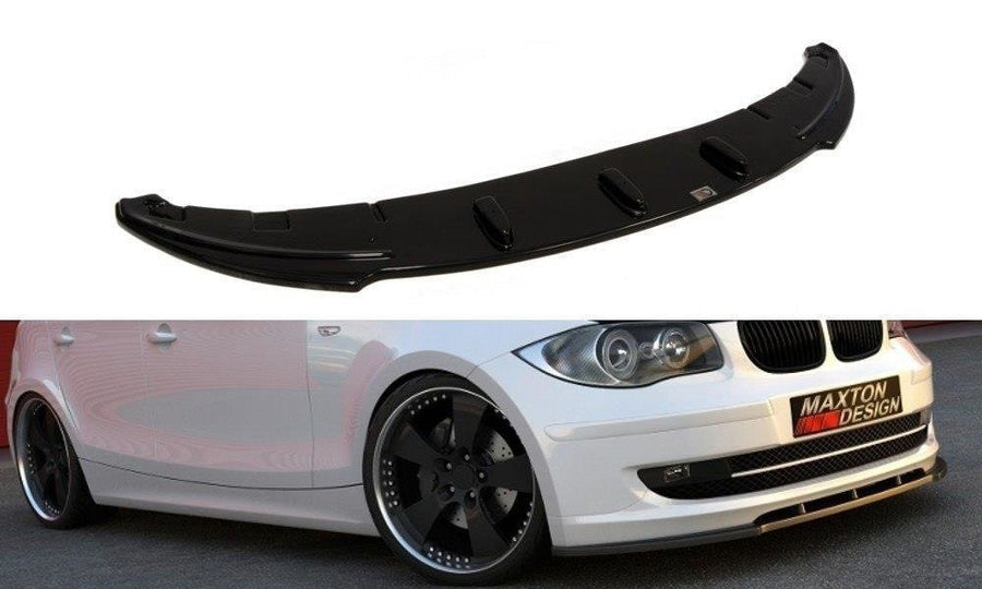 Maxton Design BM-1-81F-FD1T Front Splitter BMW Series 1 E81 / E87 (Standard Facelift Model) | Duco Car Parts UK Car Parts