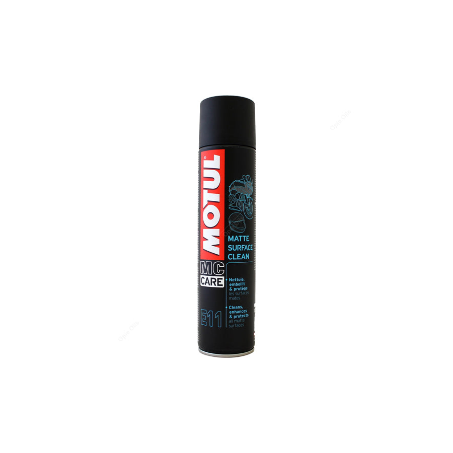 Motul MC Care E11 Matte Surface Clean - Motorcycle Dry Cleaner Spray