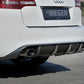 Rieger 00099227 Audi 4F A6 Rear Diffuser for Sport Tailpipe Left & Right - Carbon-Look