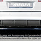 Rieger 00099226 Audi 4F A6 Rear Diffuser