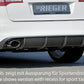 Rieger 00099226 Audi 4F A6 Rear Diffuser for Original Tailpipe Left & RIght - Carbon-Look