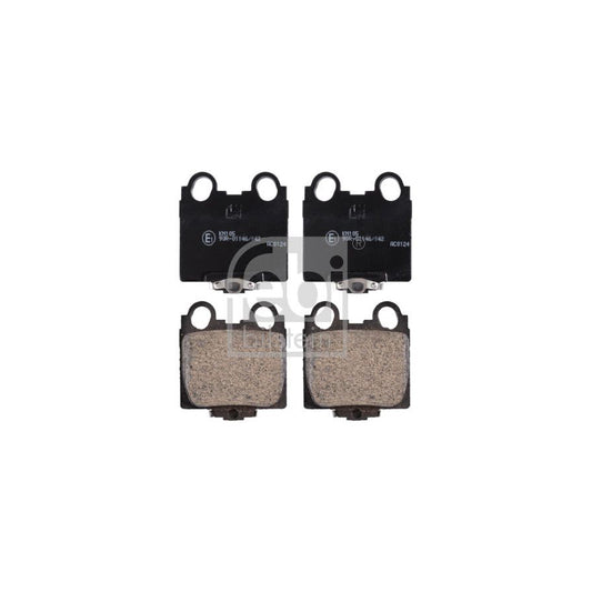 Febi Bilstein 170265 Brake Pad Set Rear Axle With Acoustic Wear Warning