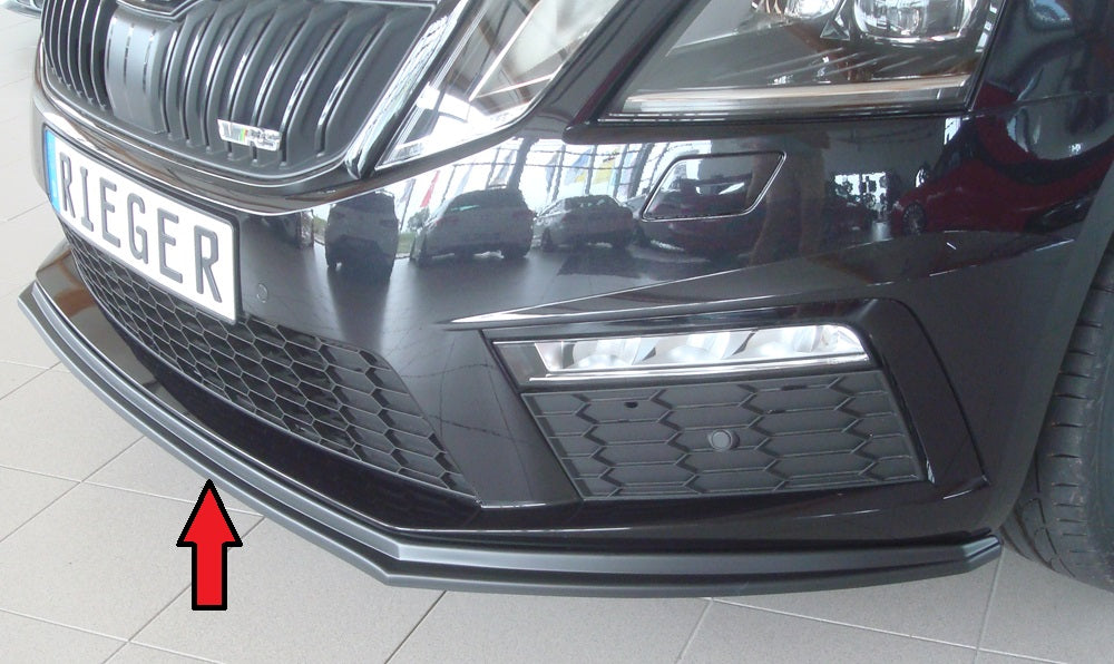Rieger 00079030 Skoda 5E Octavia RS Front Splitter