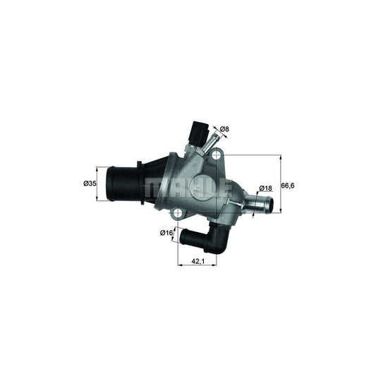 MAHLE ORIGINAL TI 163 88 Engine thermostat Opening Temperature: 88°C