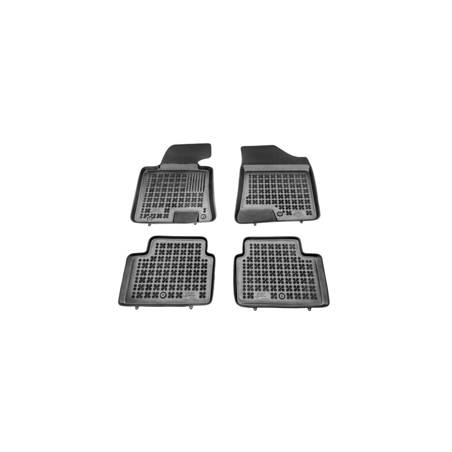 REZAW PLAST Tailored 201613 Floor mat set Elastomer, Front and Rear, Quantity: 4, Black
