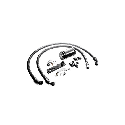 Integrated Engineering Audi Volkswagen 2.0T MK5 MK6 Recirculating Catch Can Kit For OEM Valve Cover (A3, Golf, Jetta, Passat & TT)