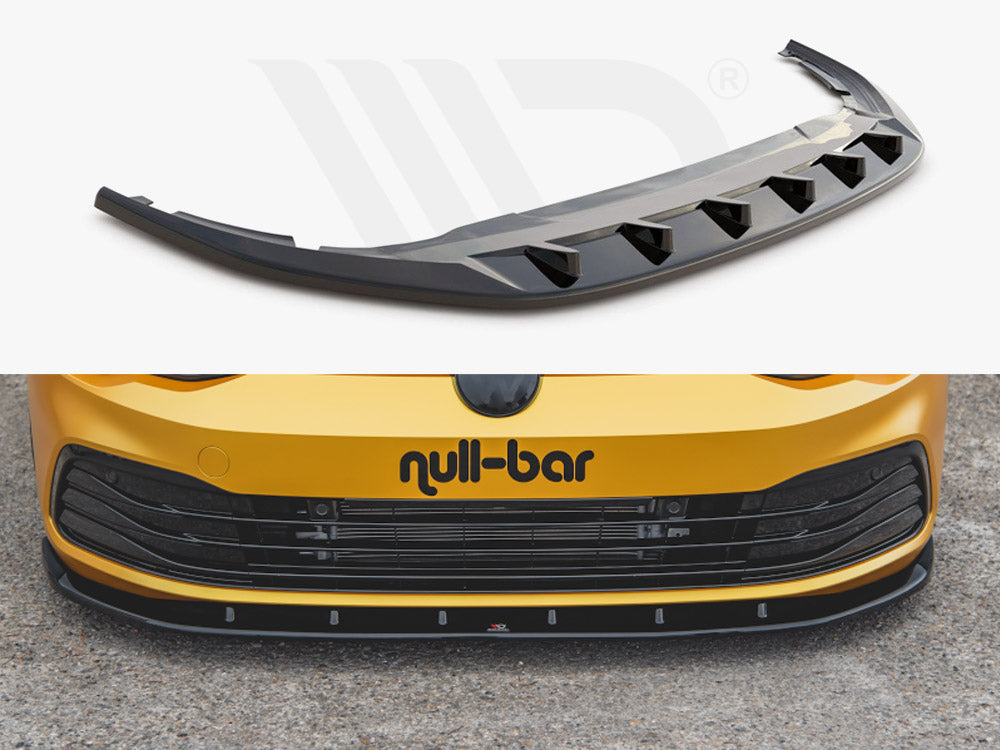 Maxton Design VW-GO-8-FD1T Front Splitter V1 VW Golf MK8 | Duco Car Parts UK Car Parts
