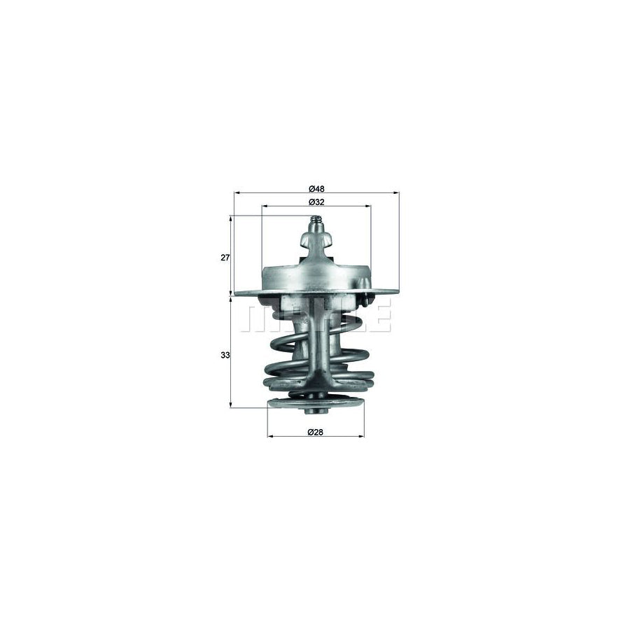 MAHLE ORIGINAL TX 63 83 Engine thermostat Opening Temperature: 83°C, without gasket / seal