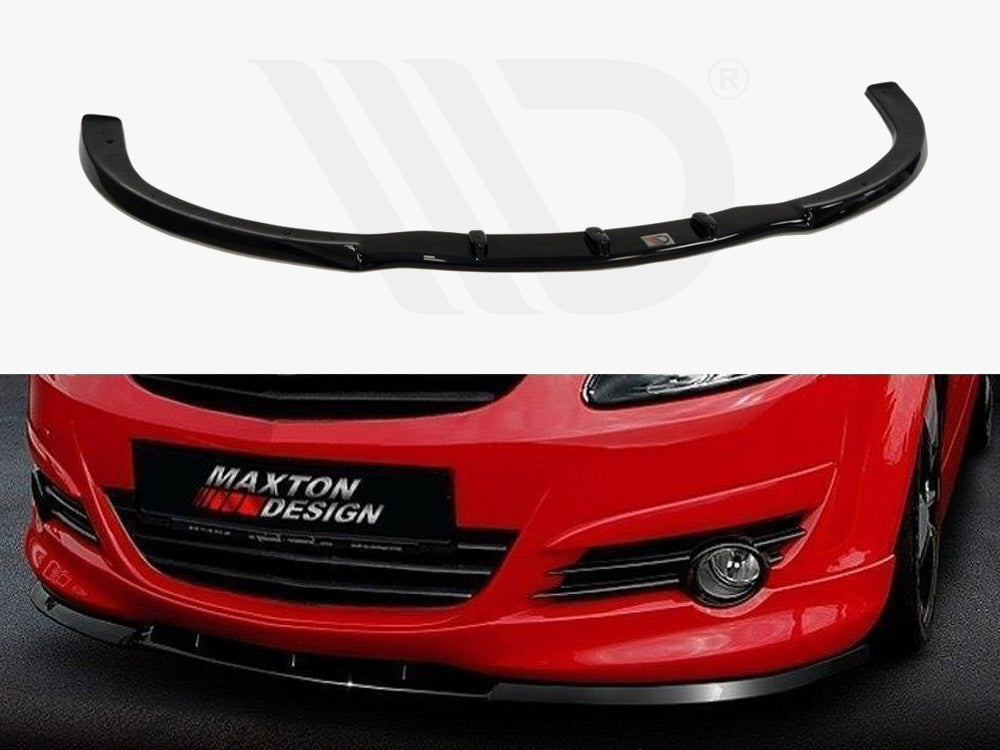 Maxton Design OP-CO-D-OPCLINE-FD1T Front Splitter Opel Corsa d | Duco Car Parts UK Car Parts