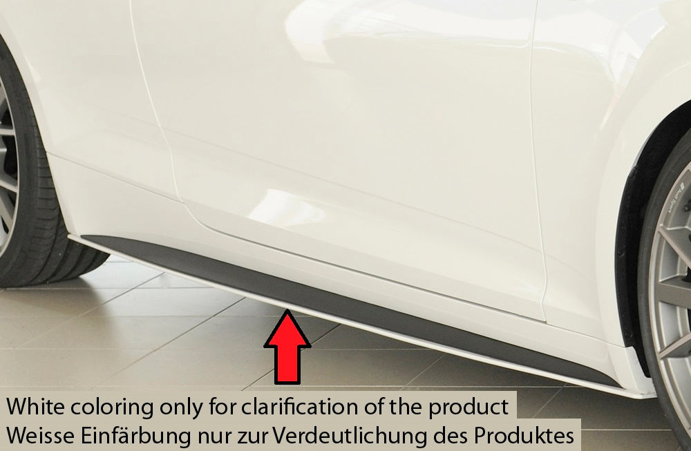 Rieger 00055487 Audi B9 F5 Right Side Skirt Splitter (A5 & S5)