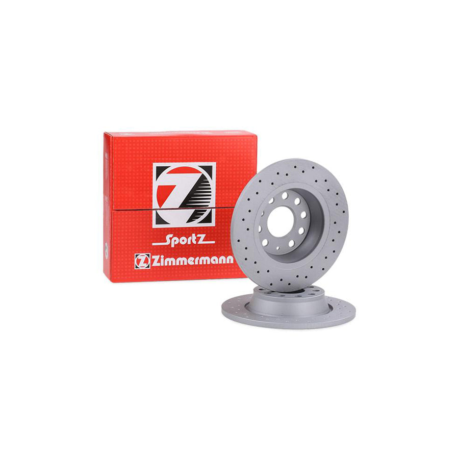 ZIMmERMANN SPORT COAT Z 100 3315 52 Brake Disc Perforated Solid Coated