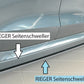 Rieger 00079035 Skoda NX Right Side Skirt Splitter (Octavia RS & Octavia) -  Matte Black