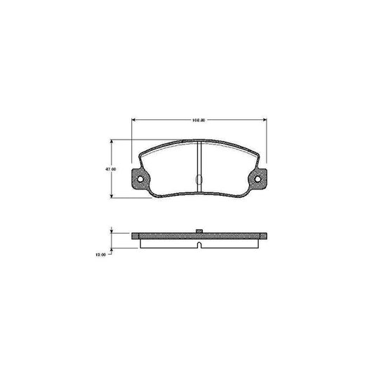 Bosch 0986Tb2481 Brake Pad Set Excl Wear Warning Contact