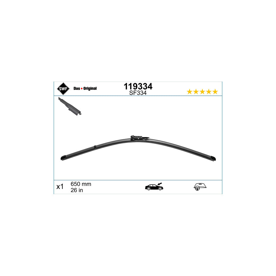 Swf Visioflex 119334 Wiper Blade | Duco Car Parts UK Car Parts
