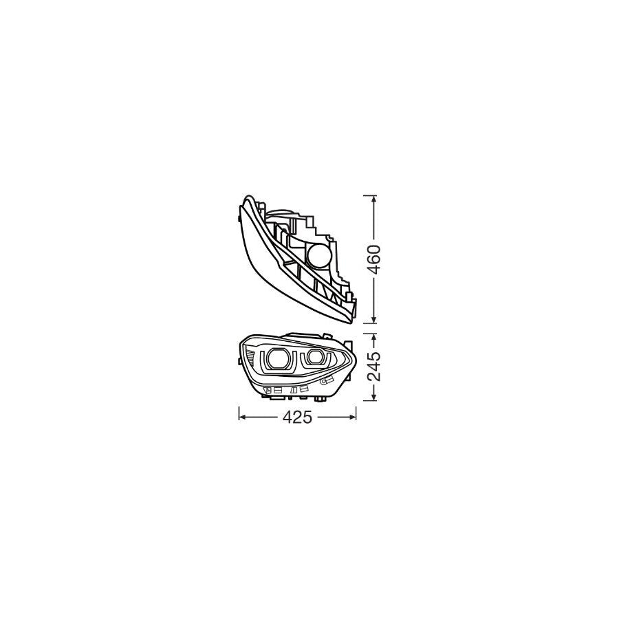 OSRAM LEDHL108-BK Headlight Set