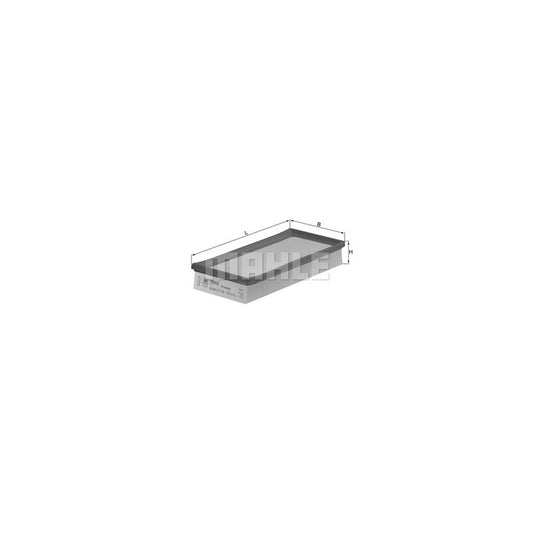 MAHLE ORIGINAL LX 1141 Air Filter Filter Insert