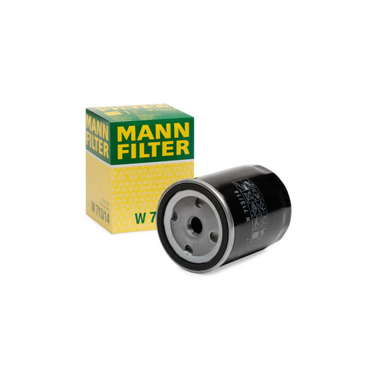 MANN-FILTER W 713/14 Oil Filter Spin-on Filter, with two anti-return valves