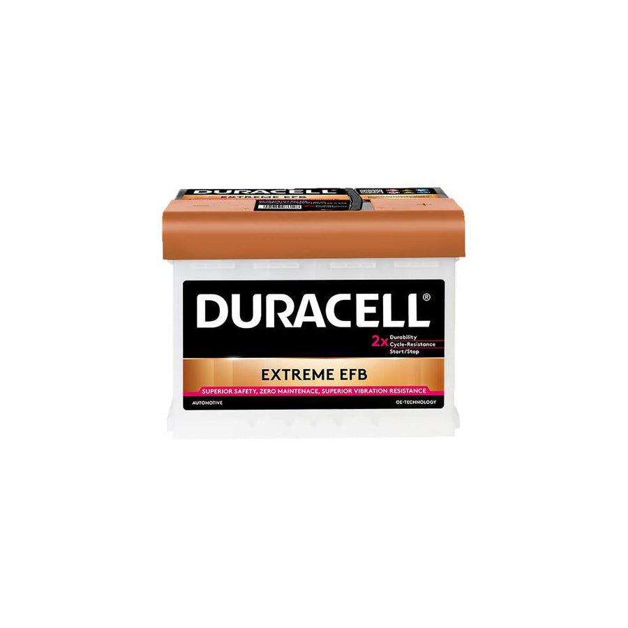 Duracell 027 / DE60 EFB Extreme Car Battery