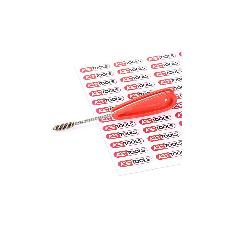 KS TOOLS 201.1208 Cleaning brush Length: 160mm, Steel Wire