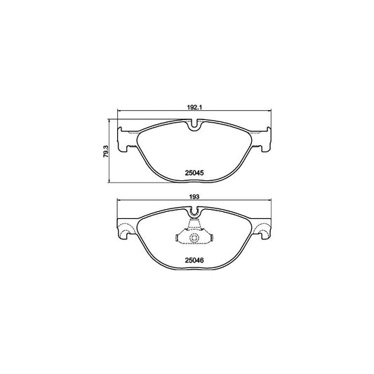 Hella 8DB 355 015 251 Brake Pad Set Prepared For Wear Indicator
