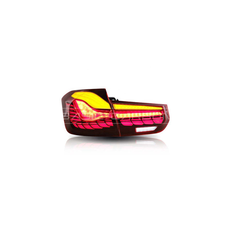 Basic Carbon BMW F30 F35 F80 GTS Style LED Tail Lights (Inc. 330i, 335i, 340i & M3)