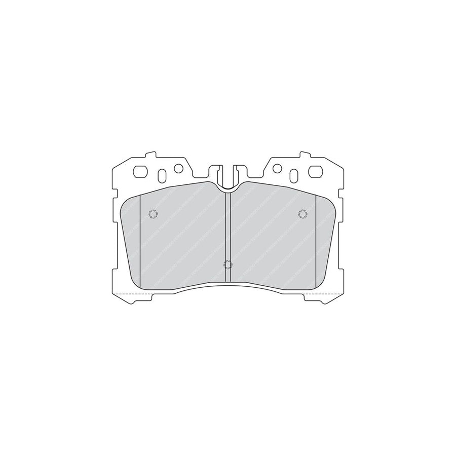 Ferodo Premier Fdb4277 Brake Pad Set For Lexus Ls Prepared For Wear Indicator Without Accessories