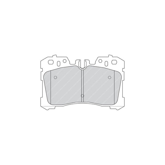 Ferodo Premier Fdb4277 Brake Pad Set For Lexus Ls Prepared For Wear Indicator Without Accessories