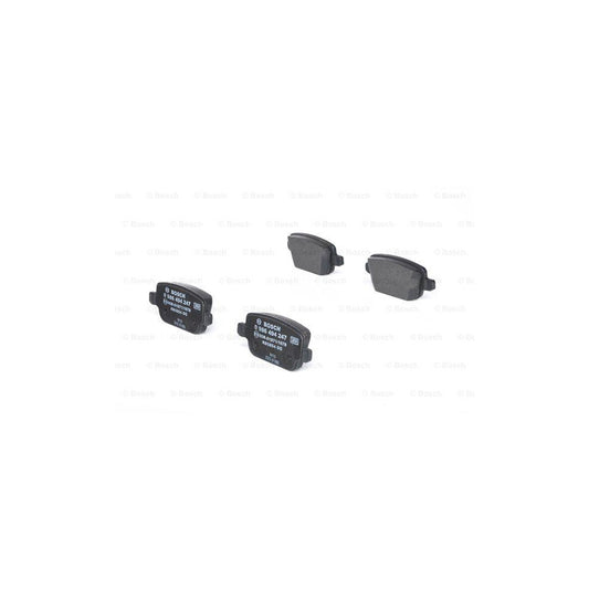 Bosch 0986494247 Brake Pad Set With Anti Squeak Plate With Mounting Manual BP1119