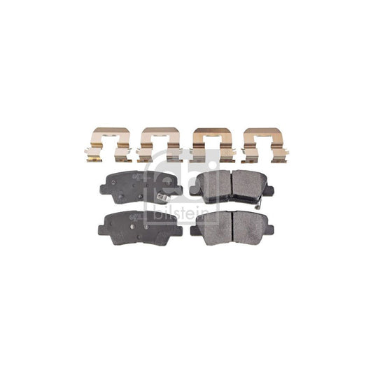 Febi Bilstein 116294 Brake Pad Set Rear Axle With Acoustic Wear Warning With Attachment Material