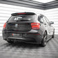 Maxton Design BMW 1 F20 (2011-2015) Central Rear Splitter (vertical Bars)