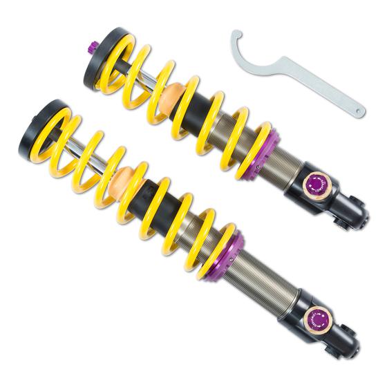 KW Mercedes-Benz C190 Variant 4 Aluminium Coilover kit - Inc. Deactivation For Electronic Damper (AMG GT, AMG GT C & AMG GT S)